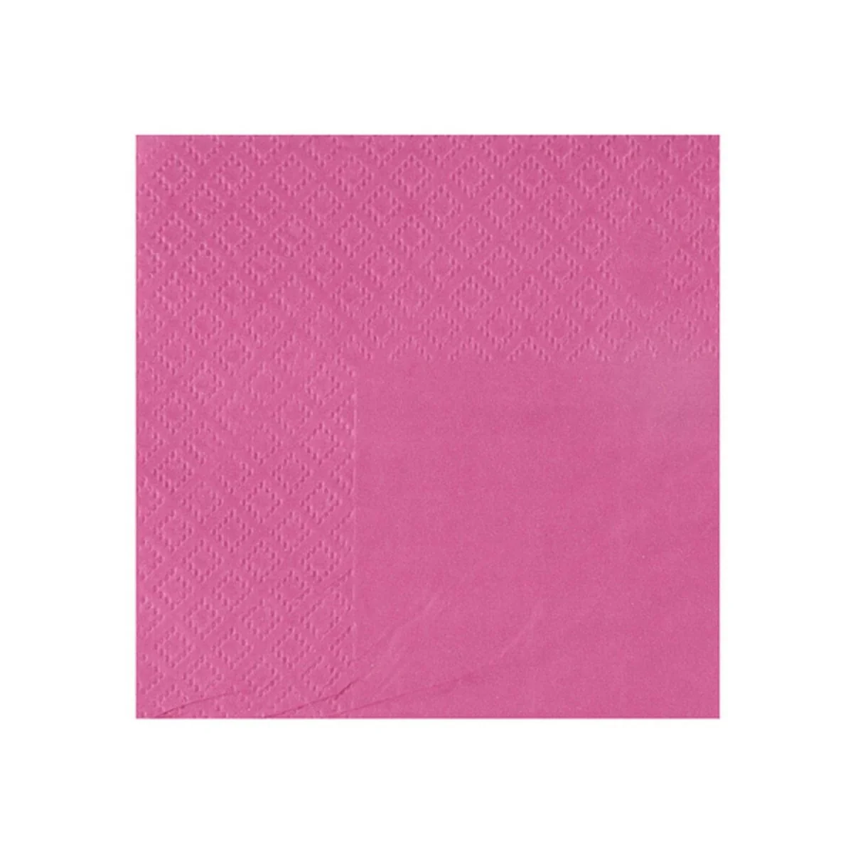 Candy Pink Small Compostable Beverage Paper Party Napkins, 25 Count