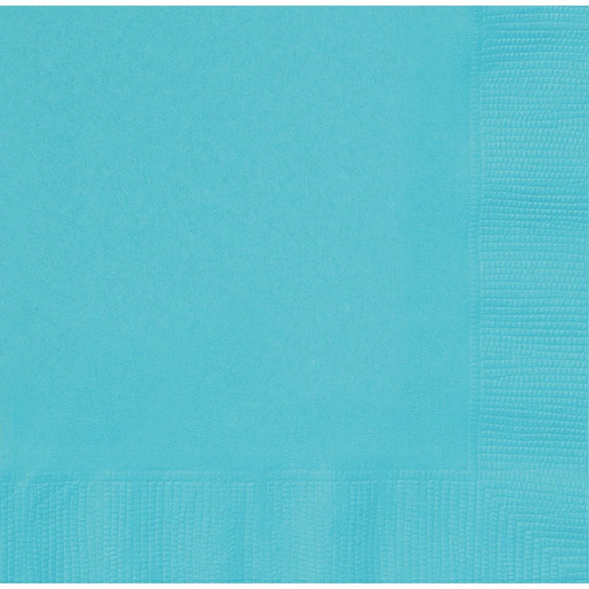 Caribbean Blue Large Lunch Napkins, 40 Count