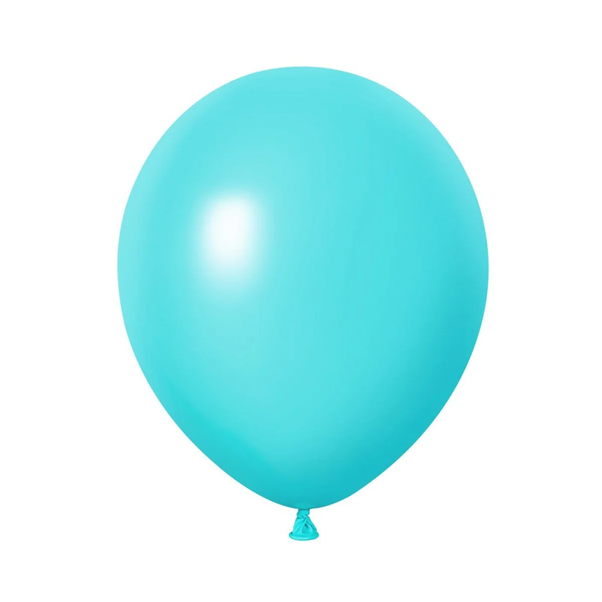 Caribbean Blue Latex Balloon 12 Inches, 15 Count - Image 2