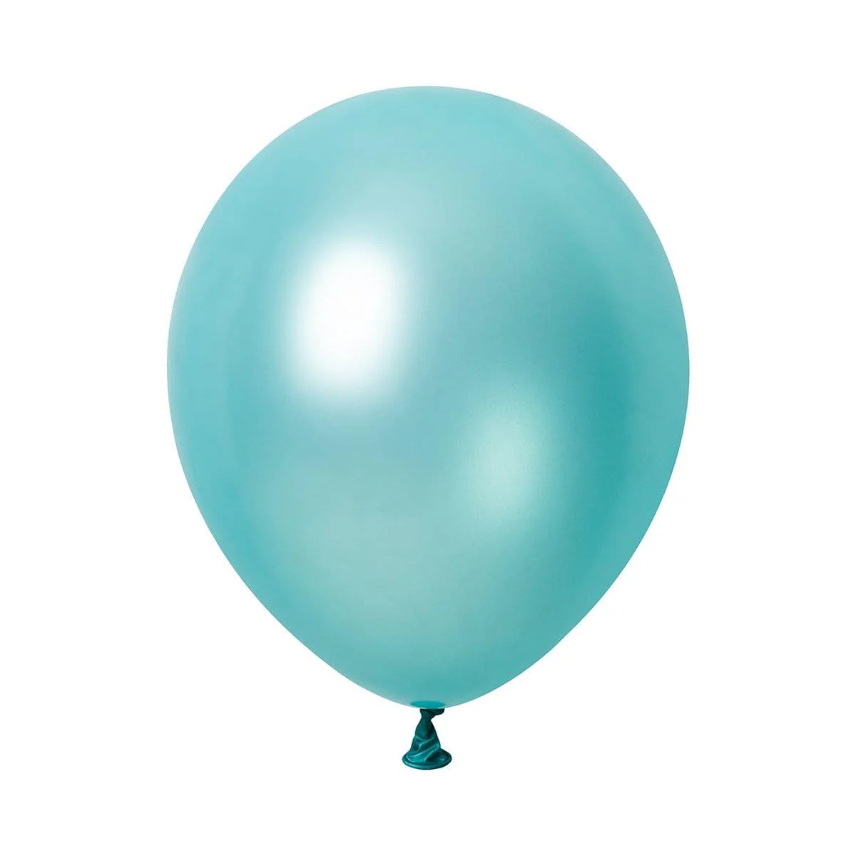 Caribbean Blue Latex Balloon 12 Inches, Pearl Collection, 15 Count - Image 2
