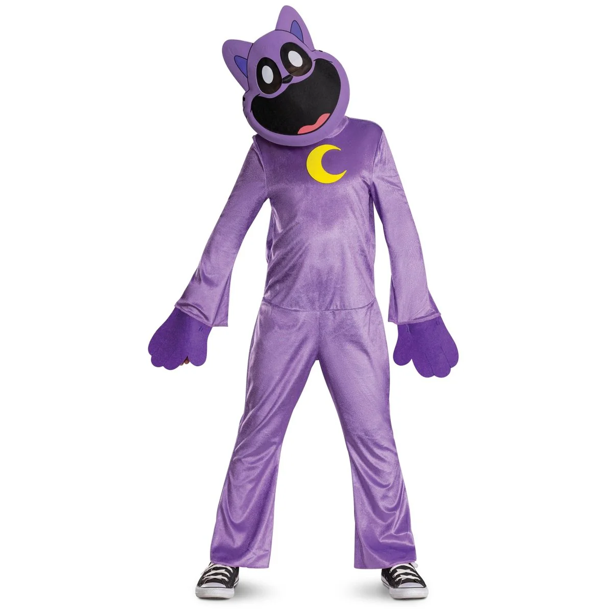 Catnap Classic Costume for Kids, Poppy Playtime, Jumpsuit with Hands and Mask