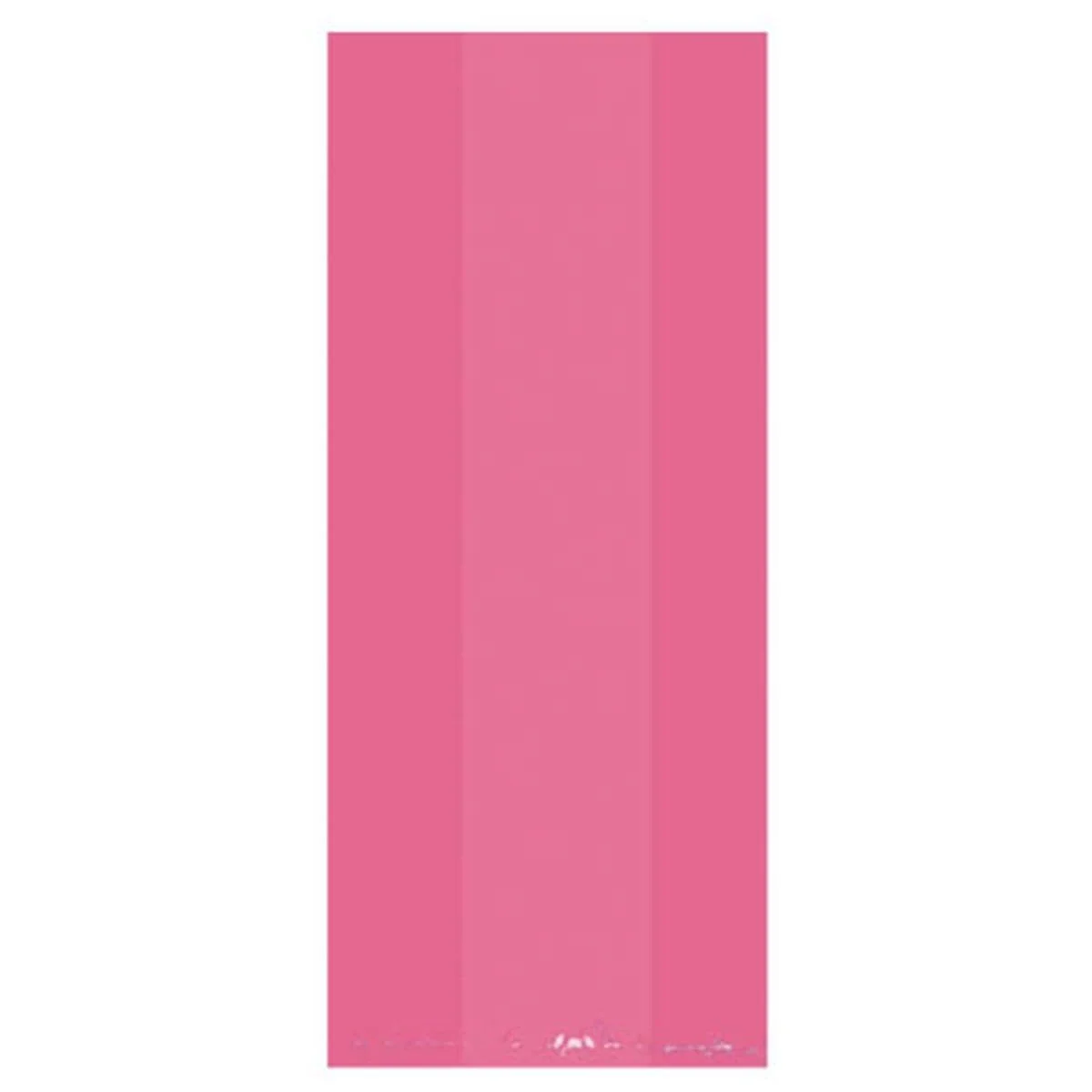 Cello Bags - Bright Pink 9.5 x 4 x 2.25 in. 25/pkg