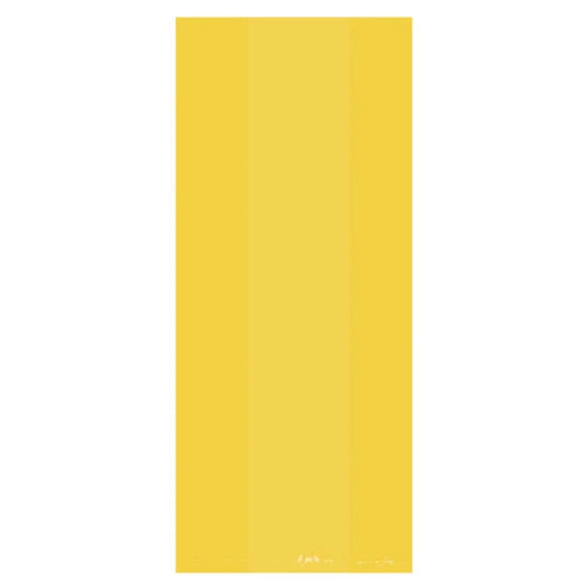 Cello Bags - Yellow 9.5 x 4 x 2.25 in. 25/pkg