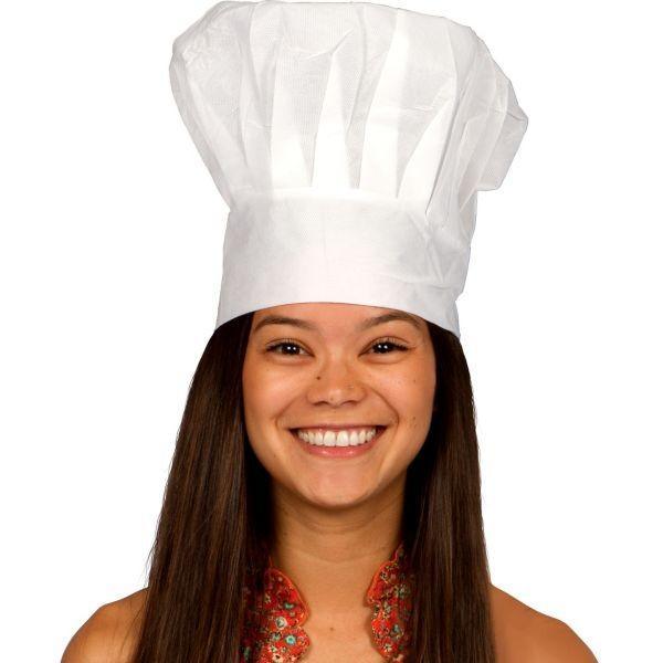 Disposable chef's hat for adults