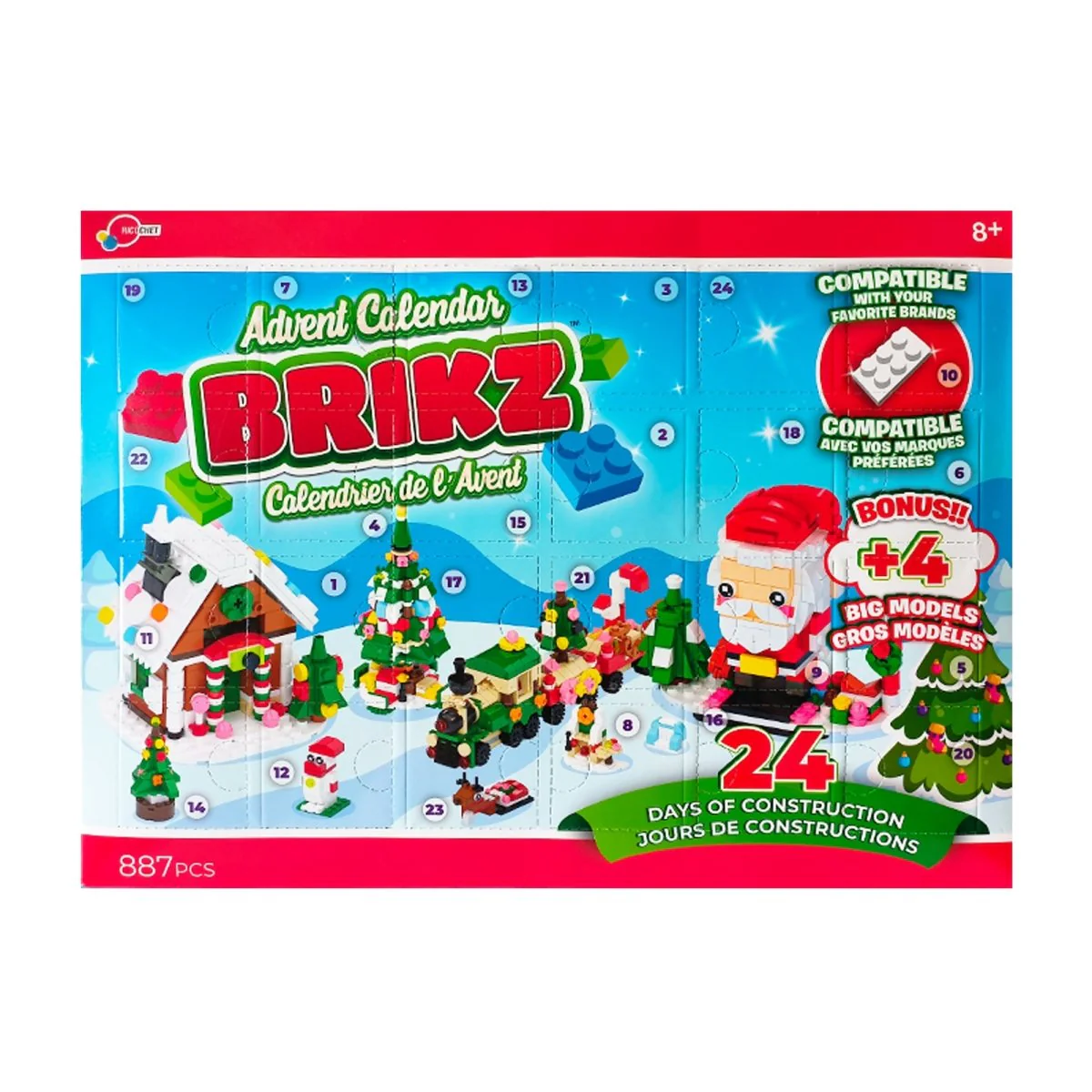 Christmas Building Blocks Advent Calendar, 1 Count