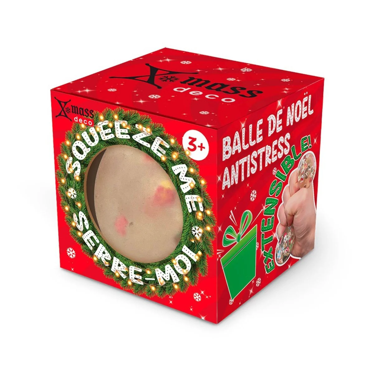 Christmas Squeeze Ball Fidget Toy, 1 Count