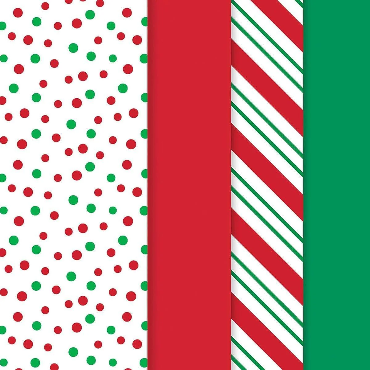Christmas stripes Tissue Paper, 30 Count