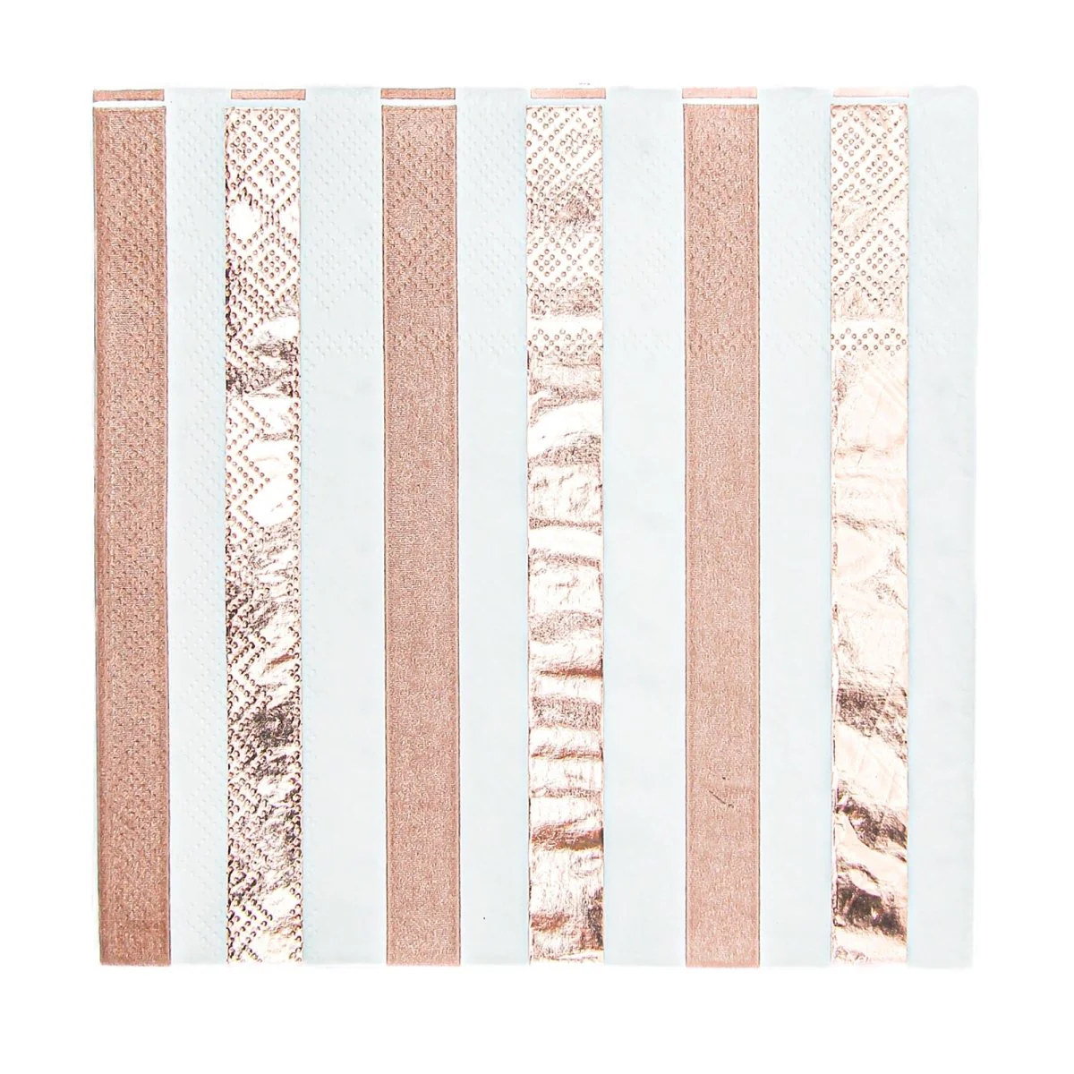 Chrome Copper Large Lunch Napkins, 16 Count