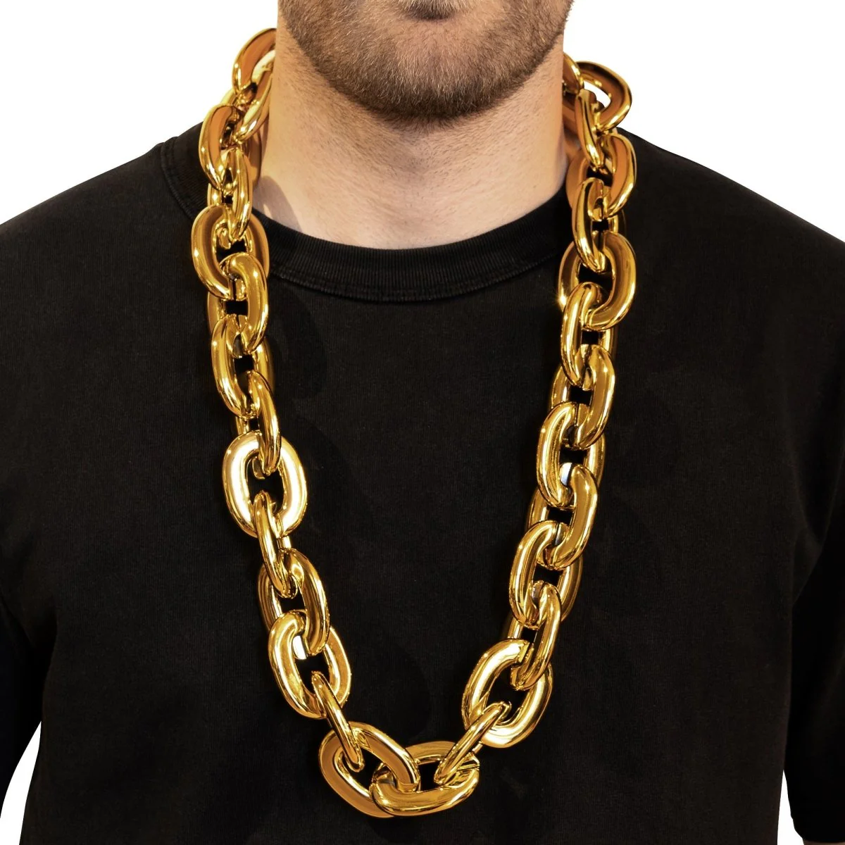 Chunky Gold Chain, 35 Inches, 1 Count