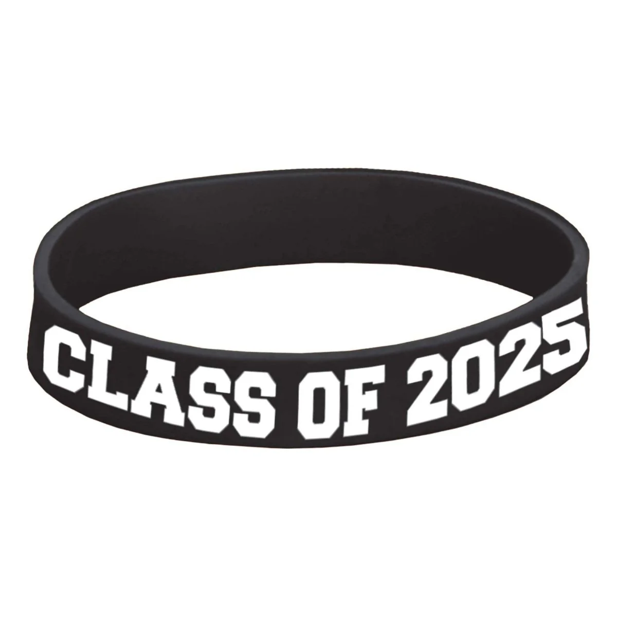 Class of 2025 Grad Rubber Bracelet, 1 Count