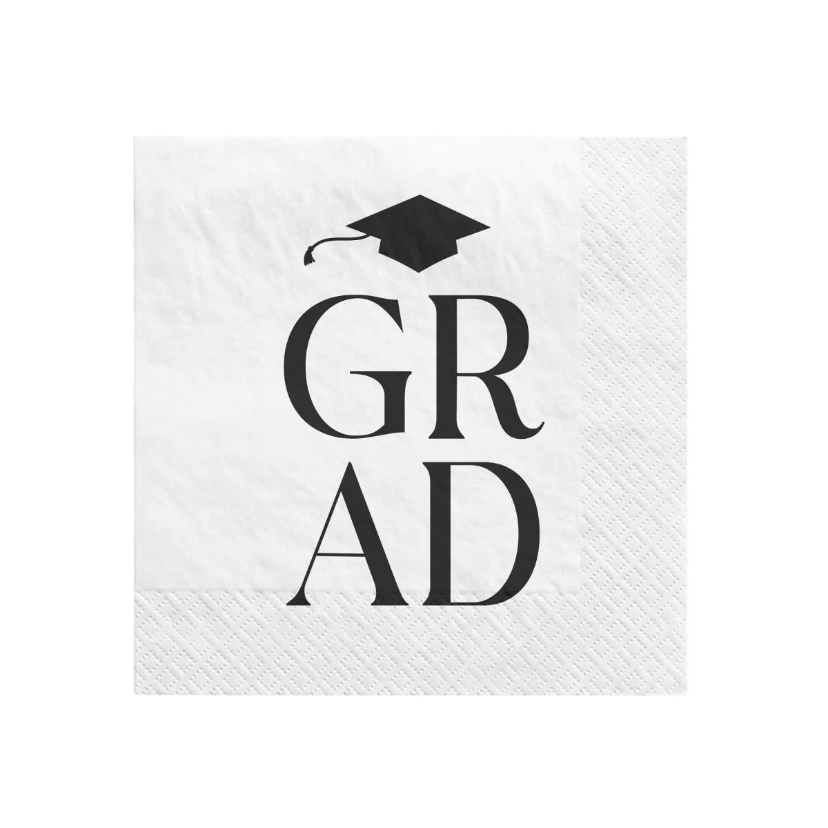 Classic Grad Small Beverage Napkins, 16 Count