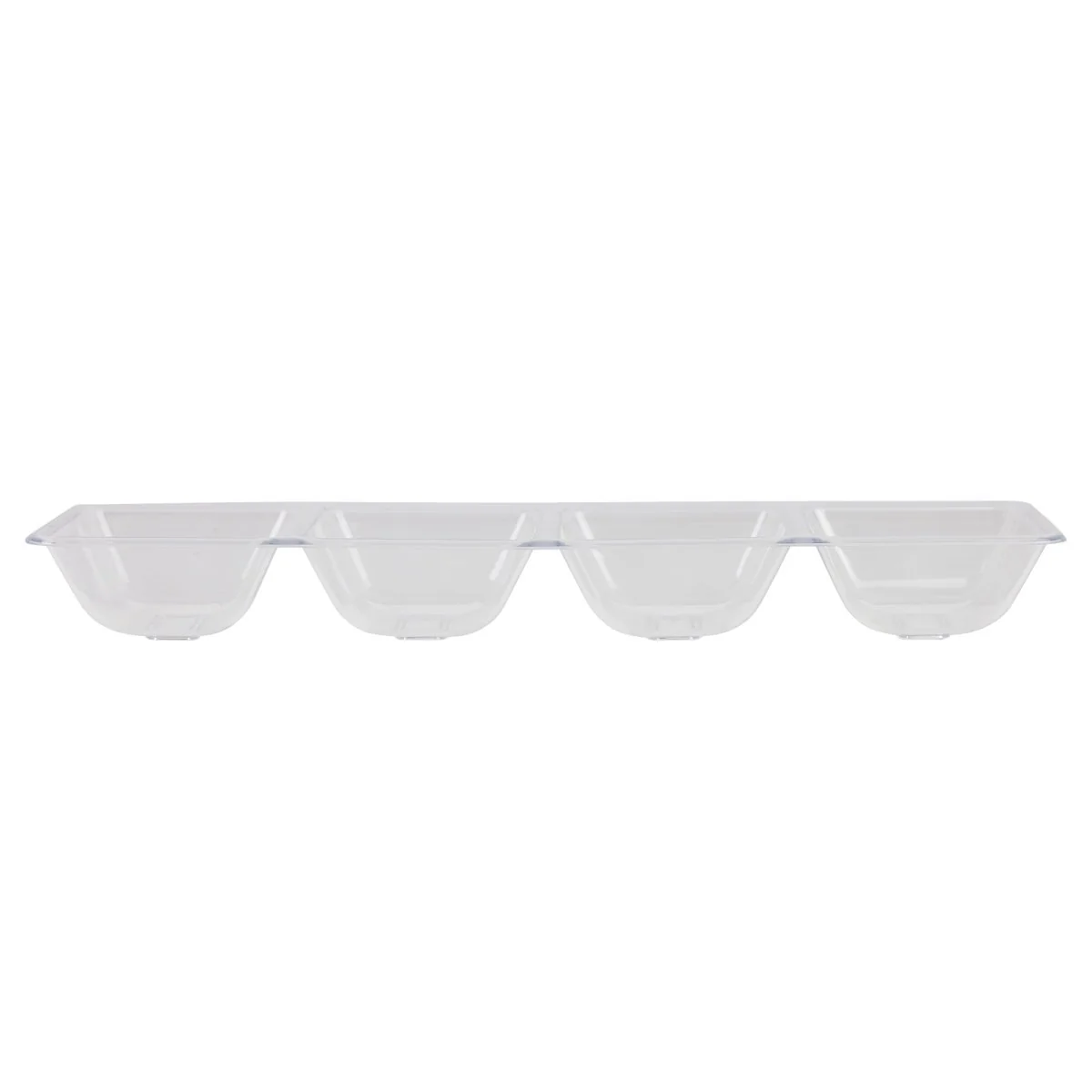 Clear 4 compartment Tray