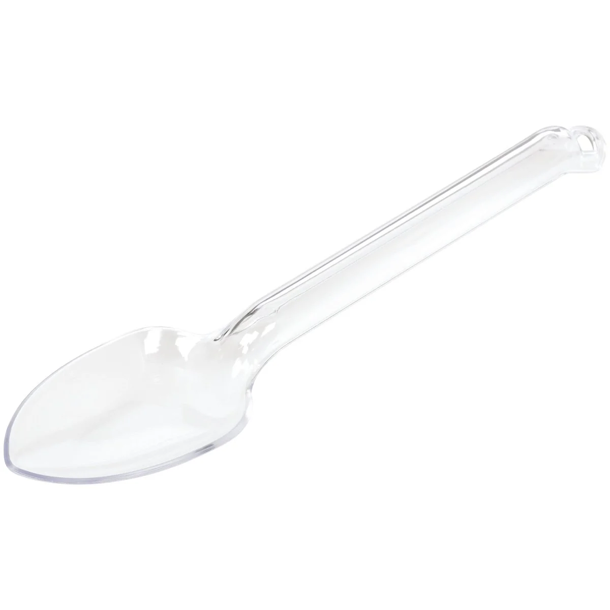 Clear PET Plastic Serving Spoon, 1 Count