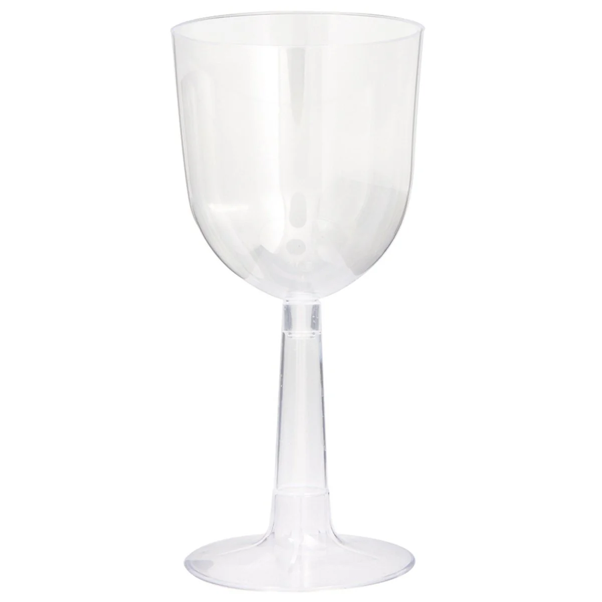 Clear Plastic Wine Glasses, 12 Oz, 4 Count