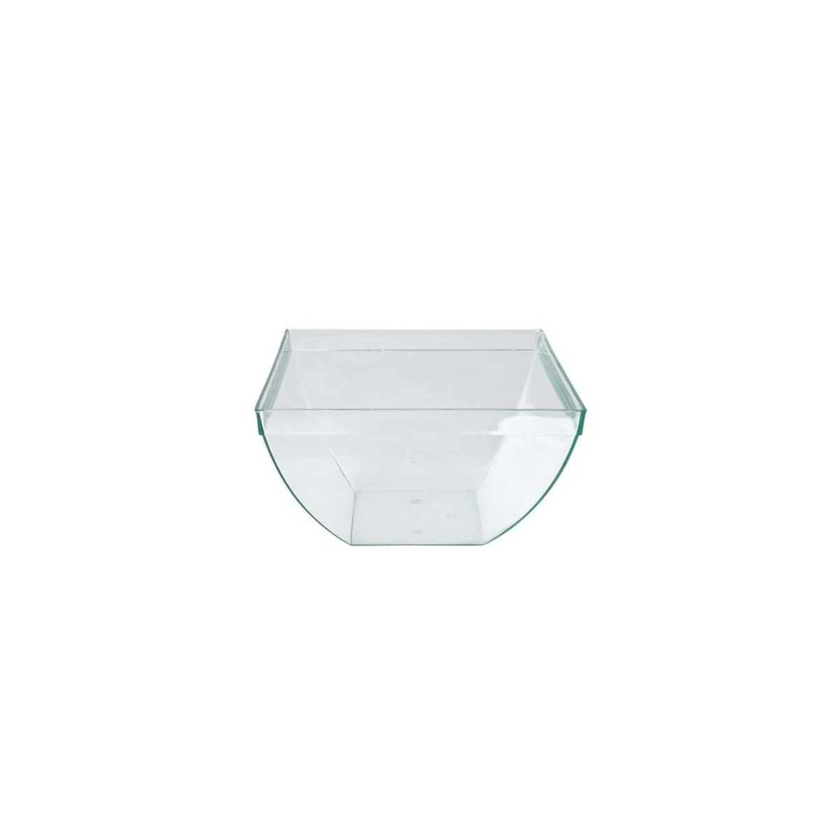 Clear Square Bowls, 8 oz, 8 Count - Image 2