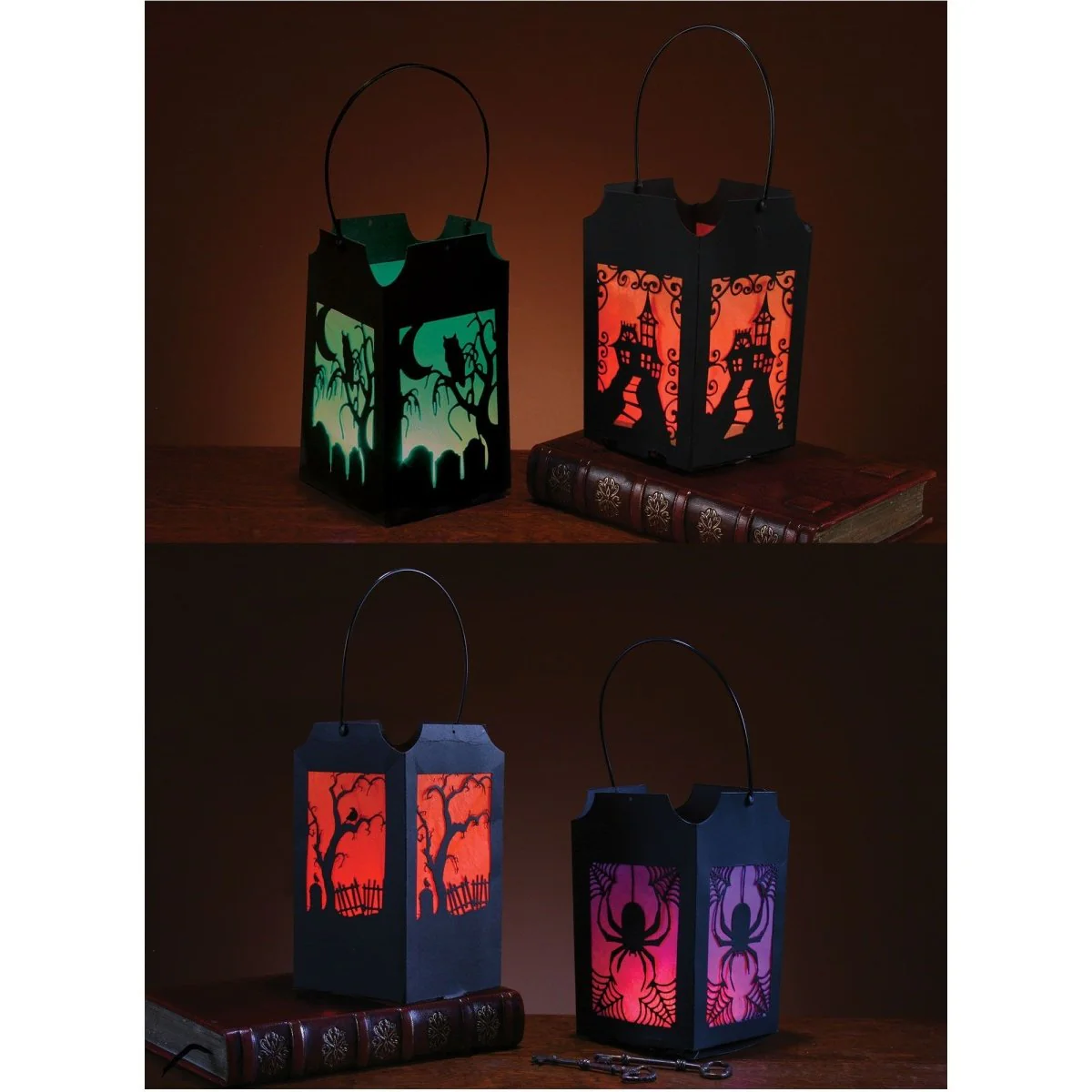 Color Change Halloween Lantern, Assortment, 2 count