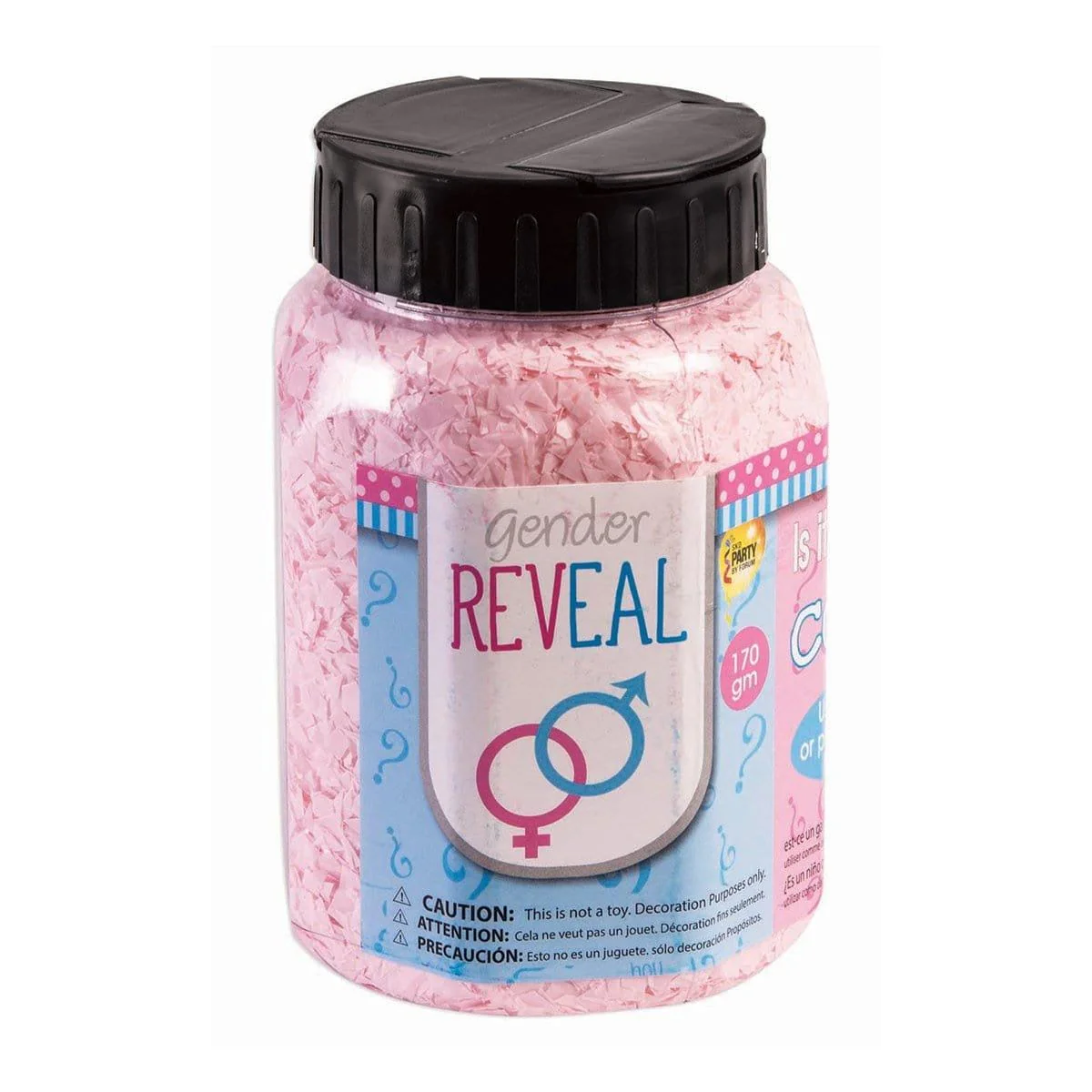 Light Pink Confetti Jar, 170g