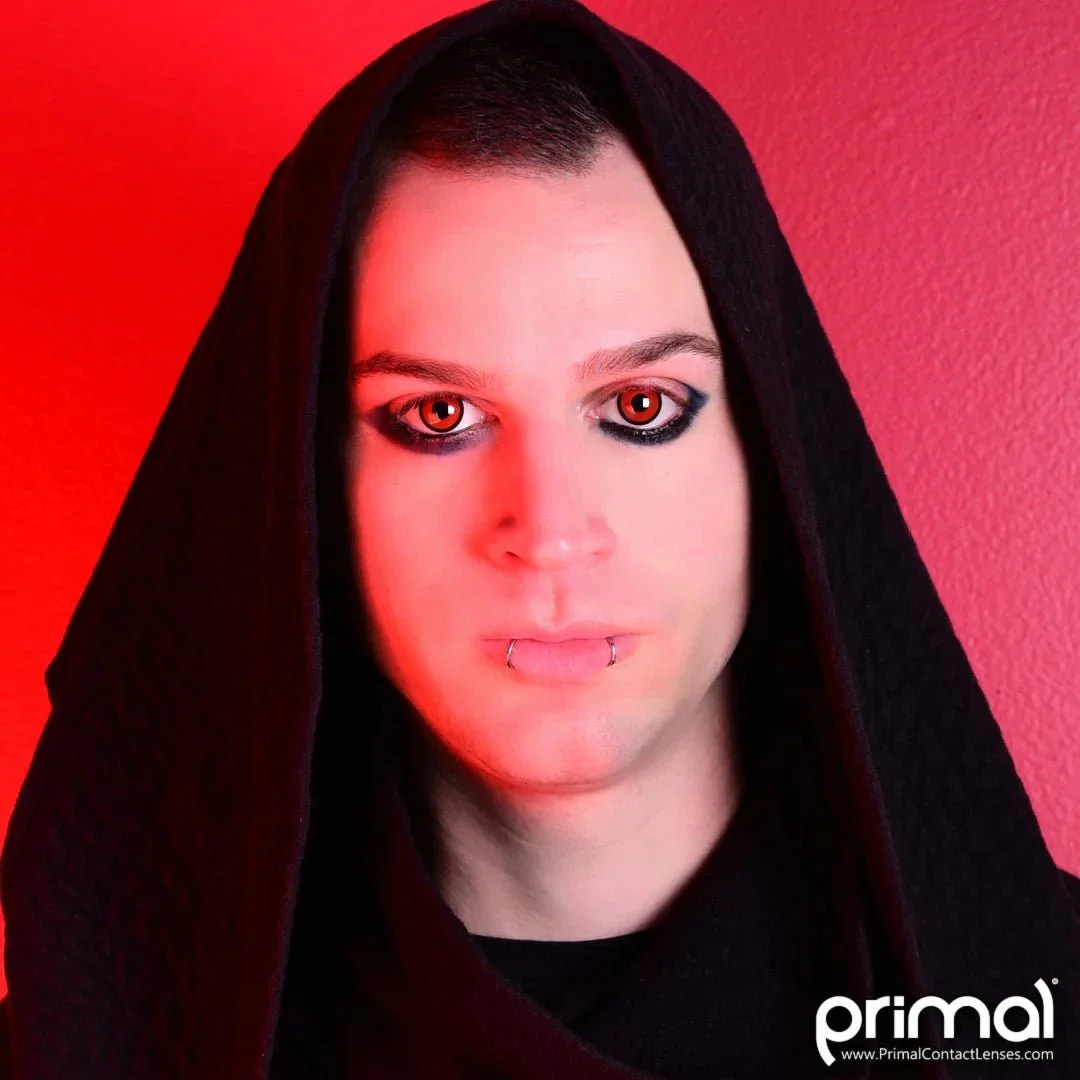 PRIMALĀ® Blood Eyes - Red and Black Coloured Contact Lenses, 3 months usage - Image 8