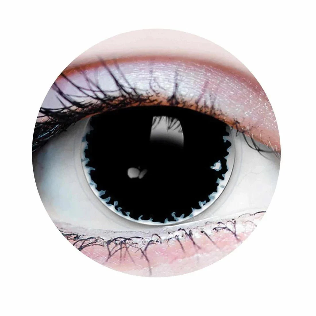 PRIMALĀ® Chaos - Black Coloured Contact Lenses, 3 months usage