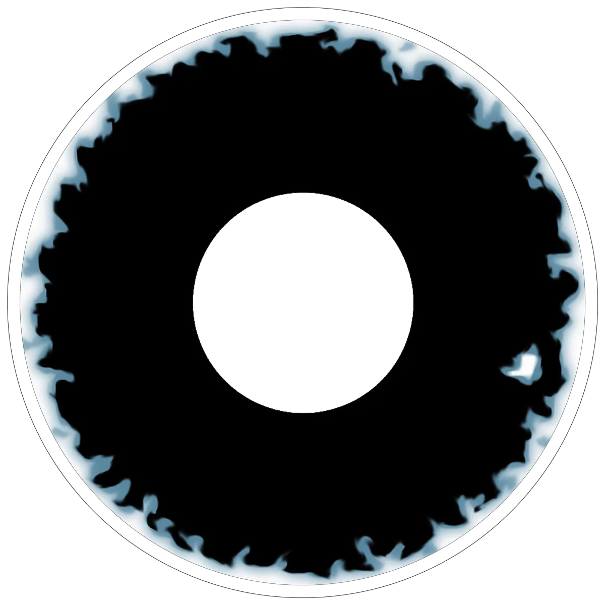 PRIMALĀ® Chaos - Black Coloured Contact Lenses, 3 months usage - Image 3