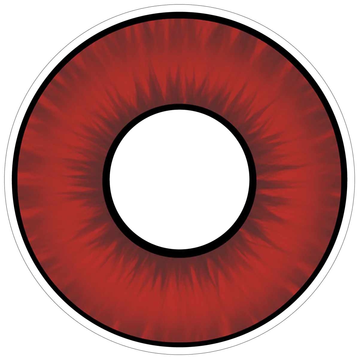 PRIMAL® Dracula I - Red Coloured Contact Lenses, 3 Months Usage - Image 3