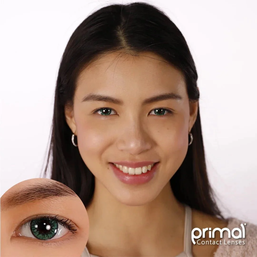 PRIMAL® Enchanted Emerald - Green Coloured Contact Lenses, 3 months usage - Image 3