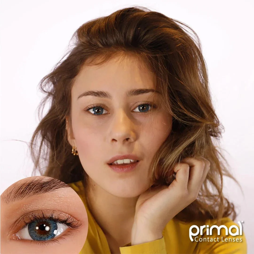 PRIMALĀ® Ethereal Sapphire - Blue Coloured Contact Lenses, 3 months usage - Image 3