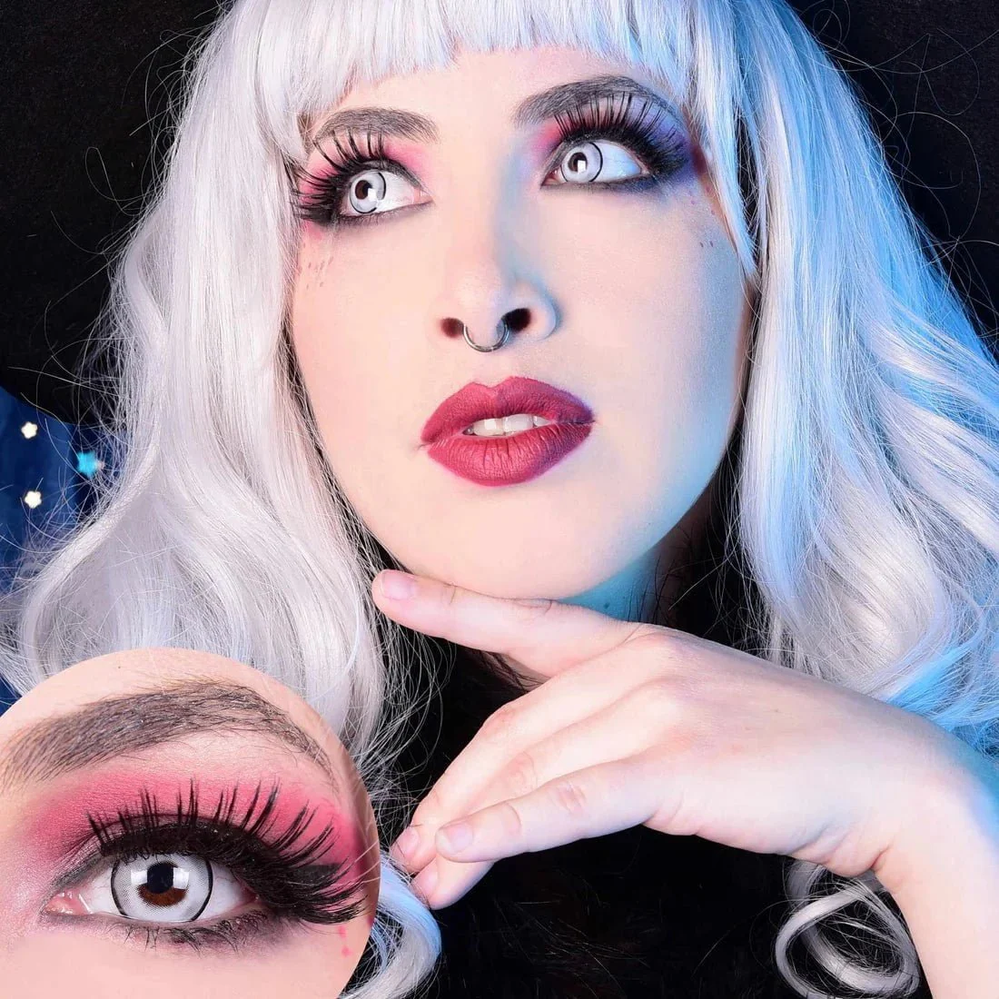 PRIMALĀ® Ghost - Grey Coloured Contact Lenses, 3 months usage - Image 4