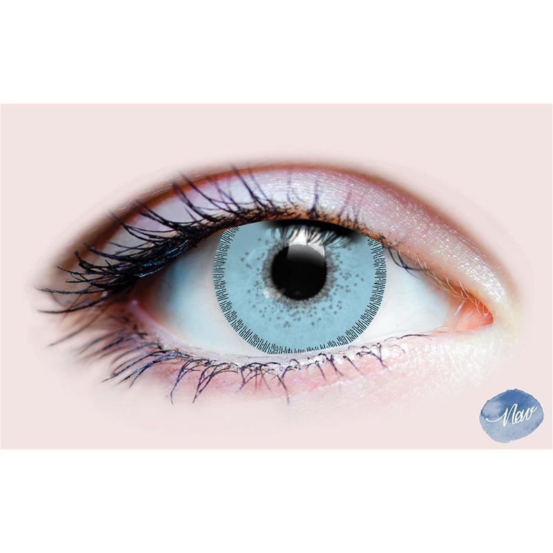 PRIMAL® Charm Sapphire - Blue Coloured Contact Lenses, 3 months usage - Image 2