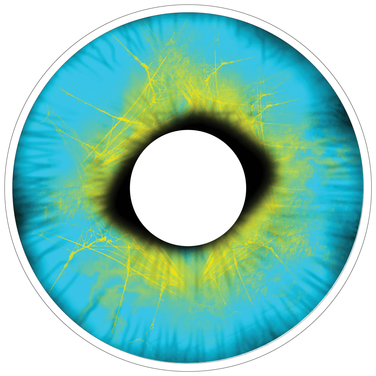 PRIMAL® Strange - Green And Blue Cosplay Coloured Contact Lenses, 3 months usage - Image 3
