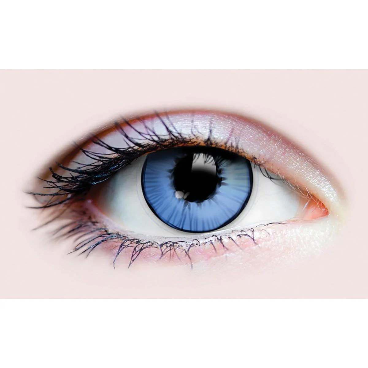 PRIMAL® Superhero - Blue Coloured Contact Lenses, 3 months usage - Image 2