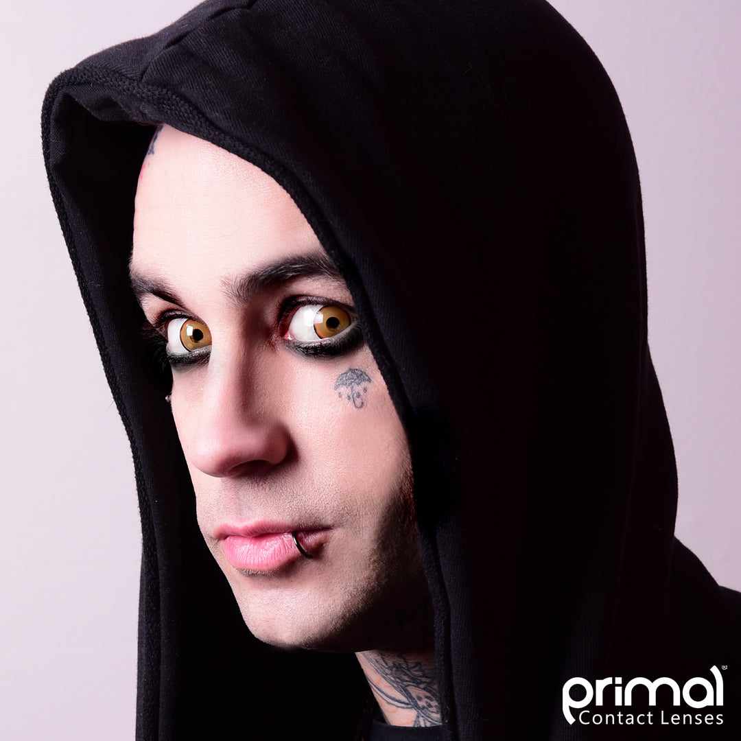 PRIMAL® Villain - Yellow Coloured Contact Lenses, 3 months usage - Image 7