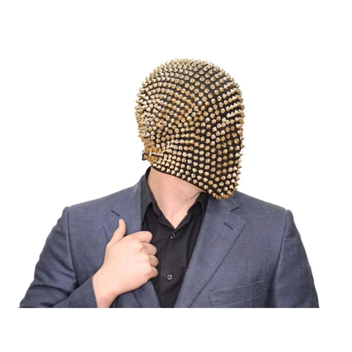 Gold Rhinestone Mask for Adults, 1 Count