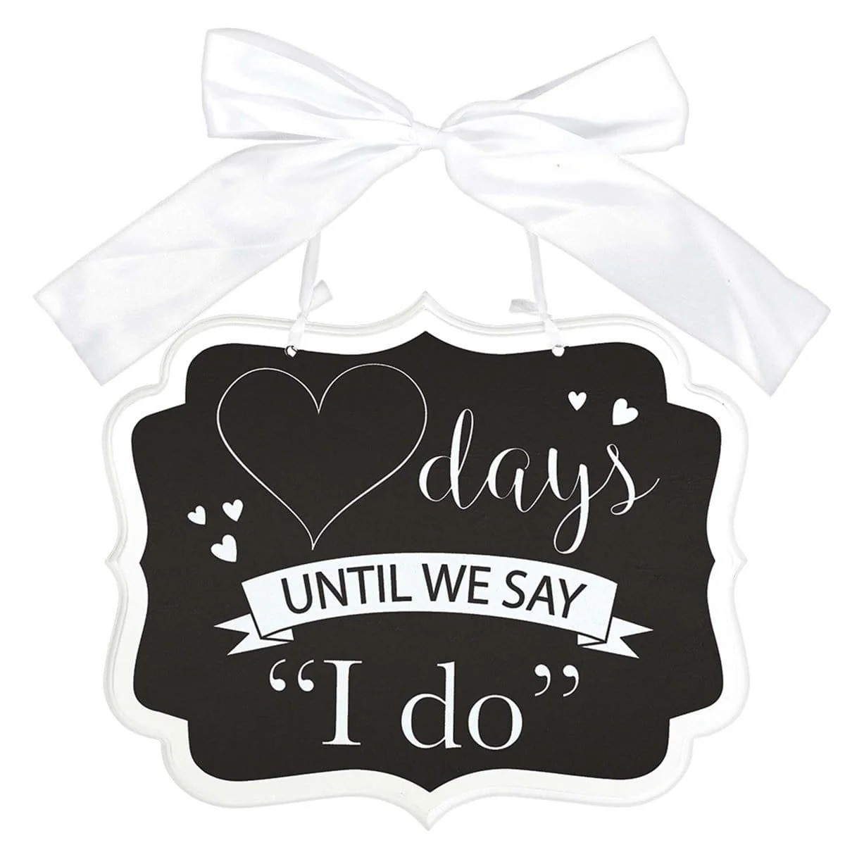 Countdown To I Do Sign 9 1/4 X 11 In.