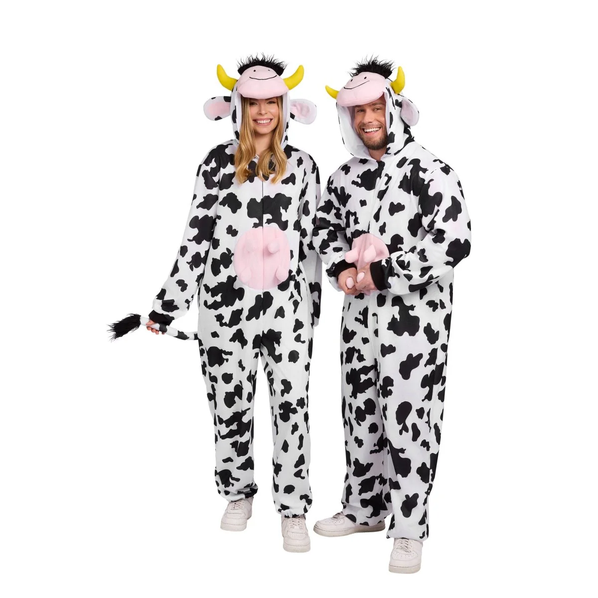Cow Zipster Plus Size Jumpsuit for Adults
