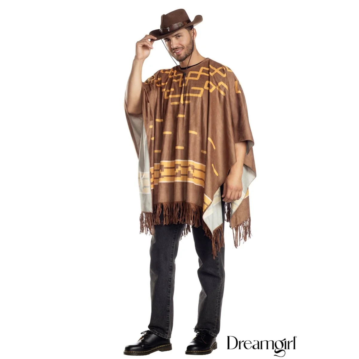 Cowboy Poncho for Adults