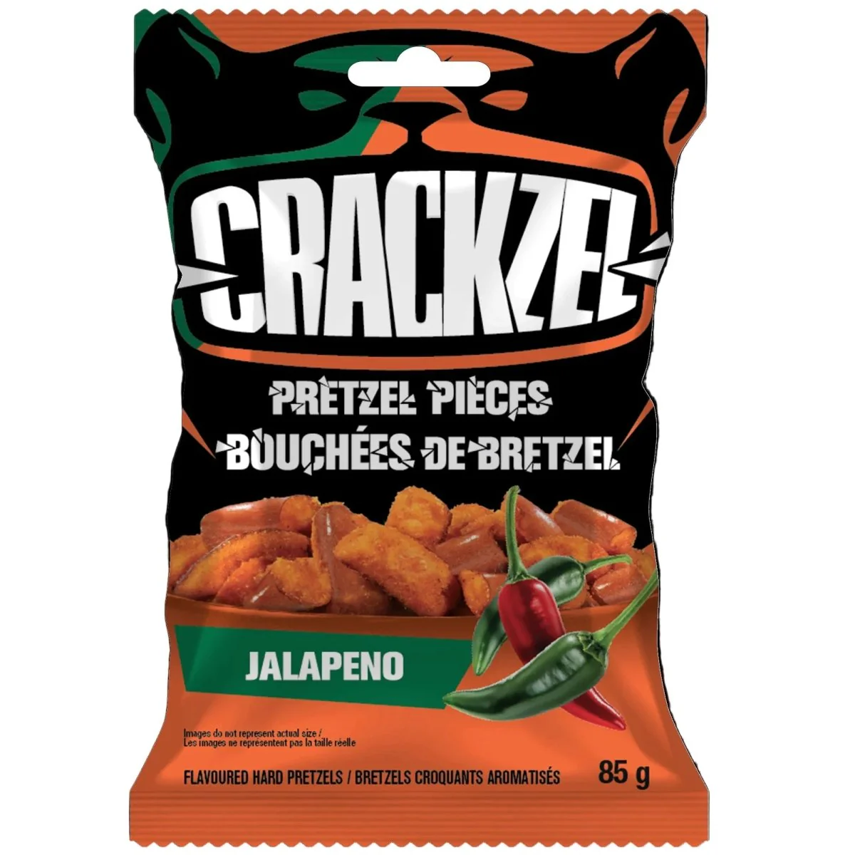 Crackzel Jalapeno Pretzel Pieces, 1 Count