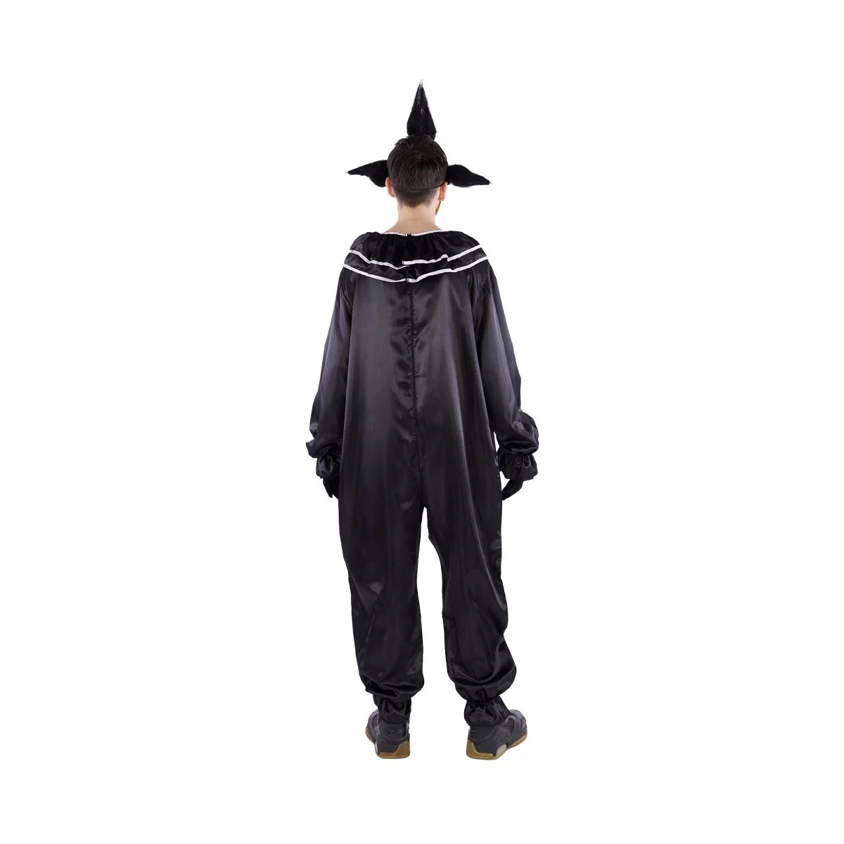 Creepy Clown Costume for Adults, Jumpsuit and Mask - Image 3