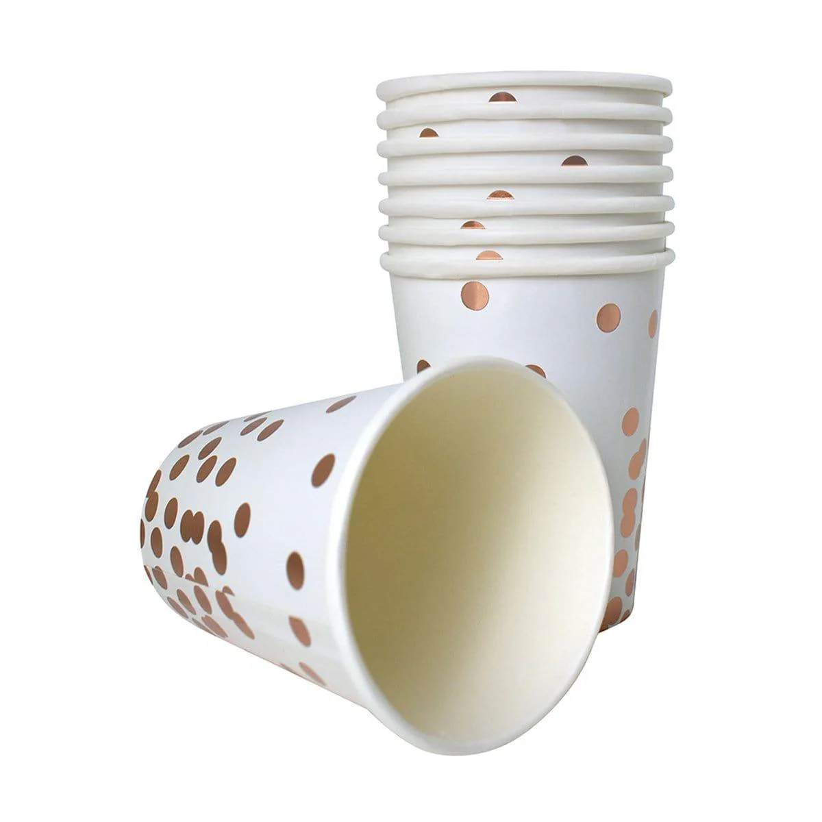 Cups 9 Oz. - 8/Pkg - Rose Gold - Image 2