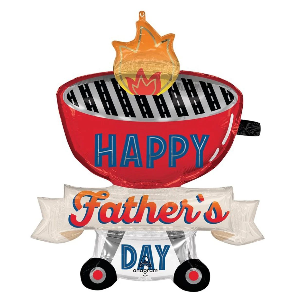 Dad's Grill Supershape Foil Balloon, 29 Inches, 1 Count