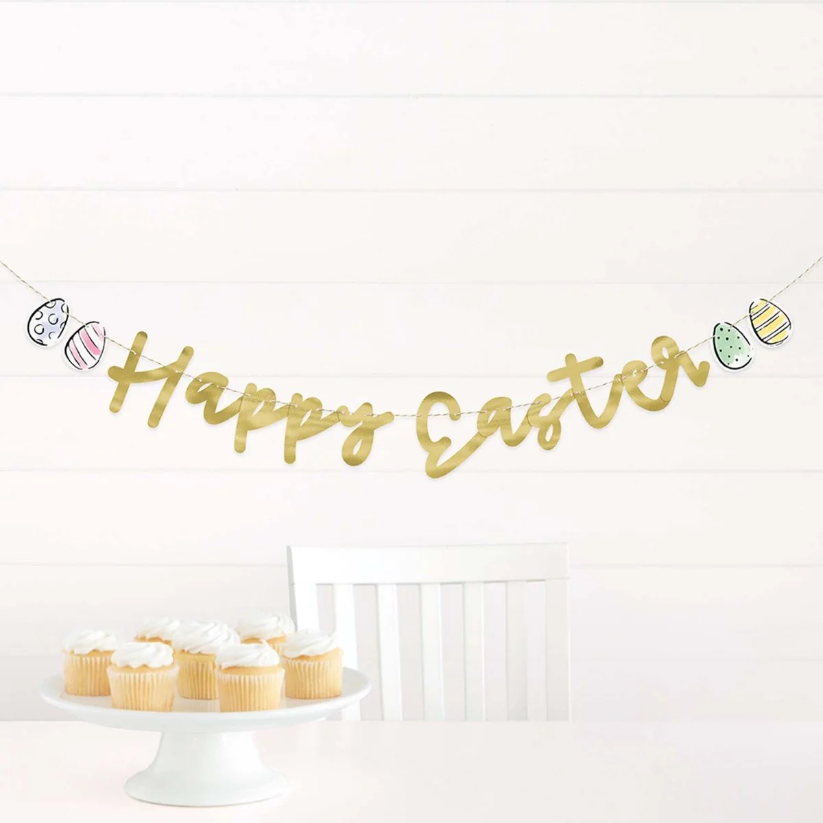 Dainty Easter "Happy Easter" Banner, 1 Count - Image 3