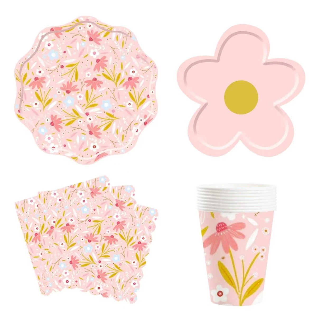 Daisy Daydream Paper Cups, 9 Oz, 8 Count - Image 2