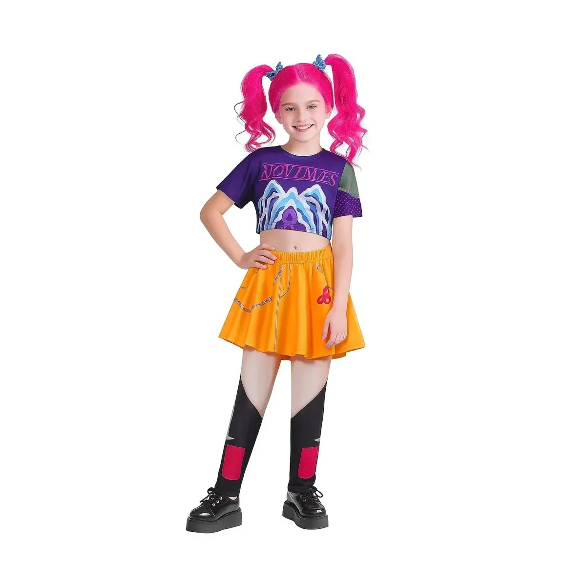 Kpop Anime Cosplay Mira Costume for Kids, Demon Hunter Inspired Pop Signer