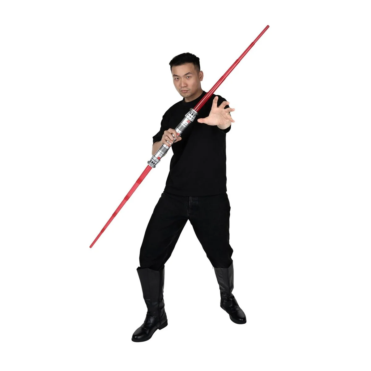 Darth Maul Red Double-Bladed Lightsaber, Star Wars, 1 Count