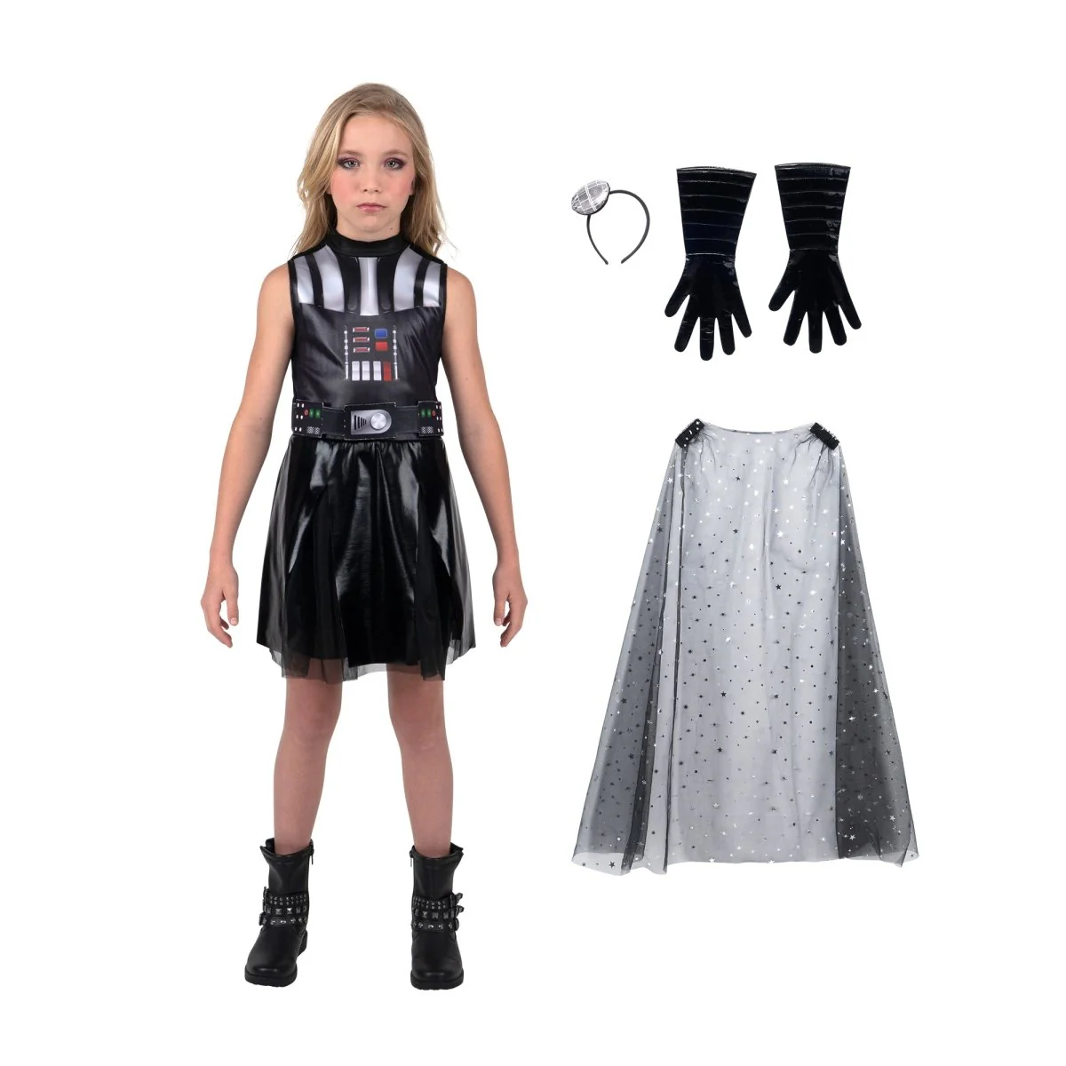 Darth Vader Dress Costume for Kids, Star Wars - Image 2