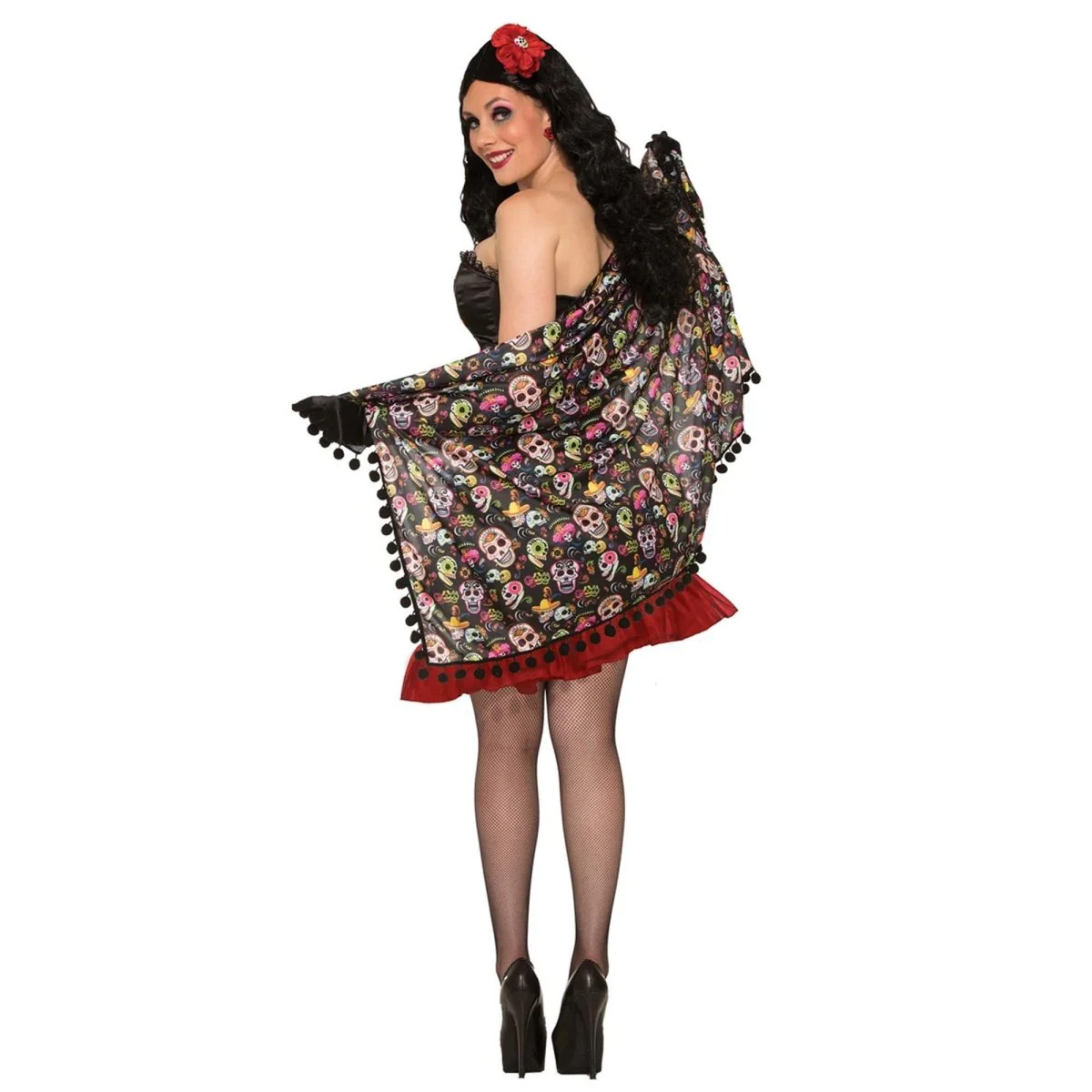 Day of the Dead Shawl, 1 Count