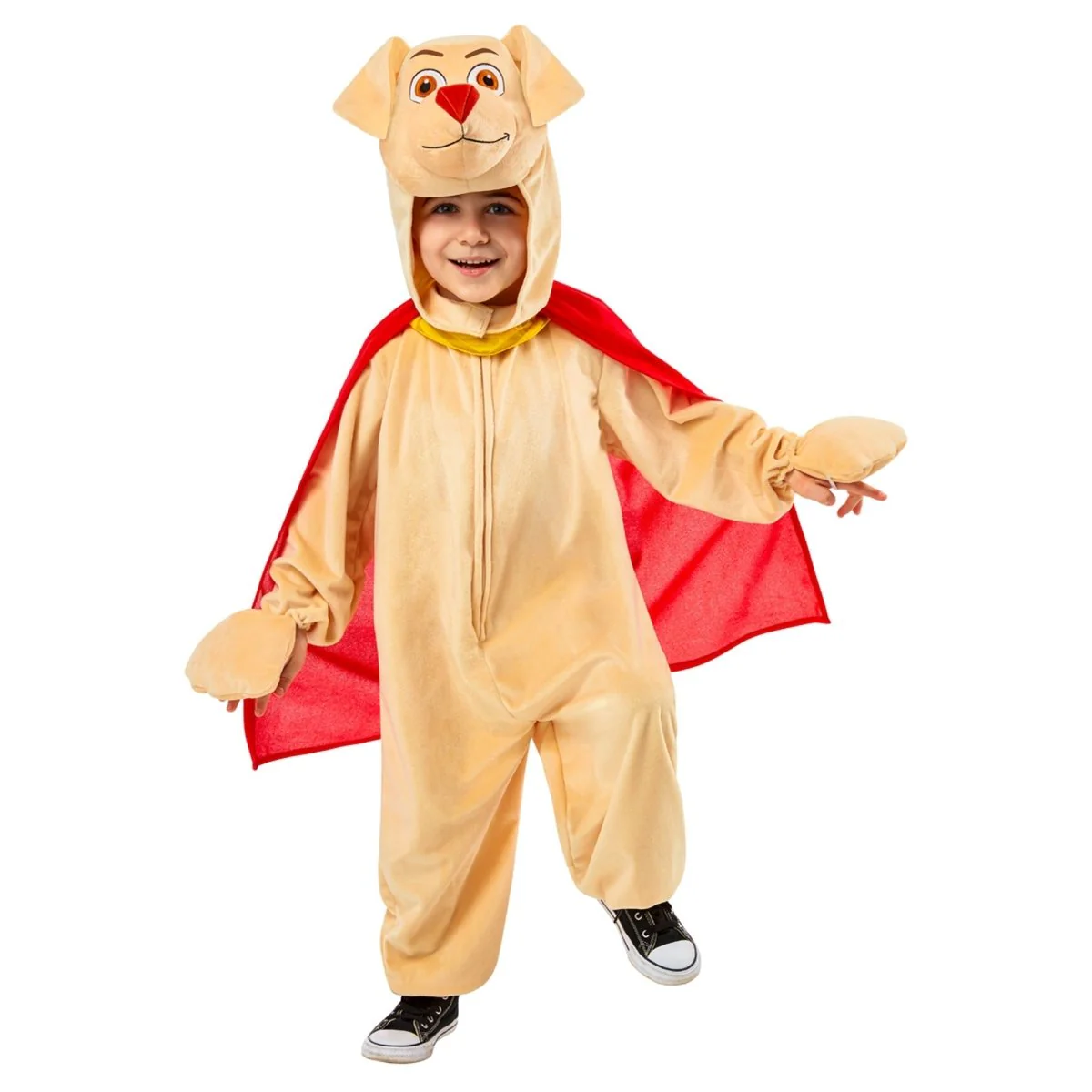 DC Comics League of Super-Pets Krypto Costume for Babies and Toddlers, Jumpsuit with Cape