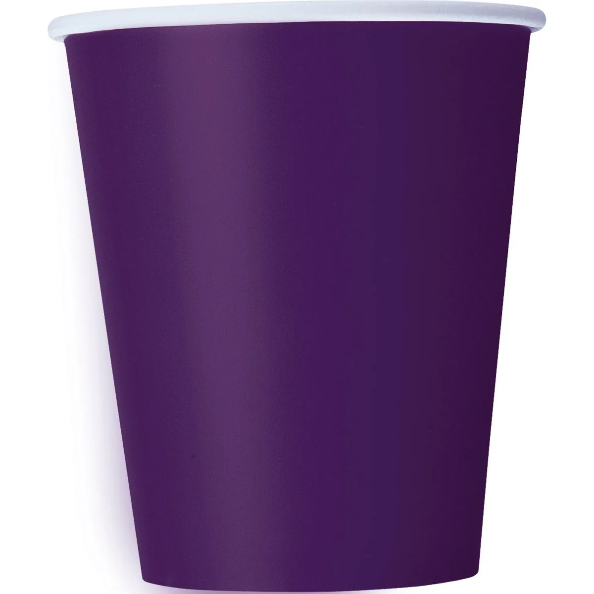 Deep Purple Paper Cups, 9 Oz, 8 Count