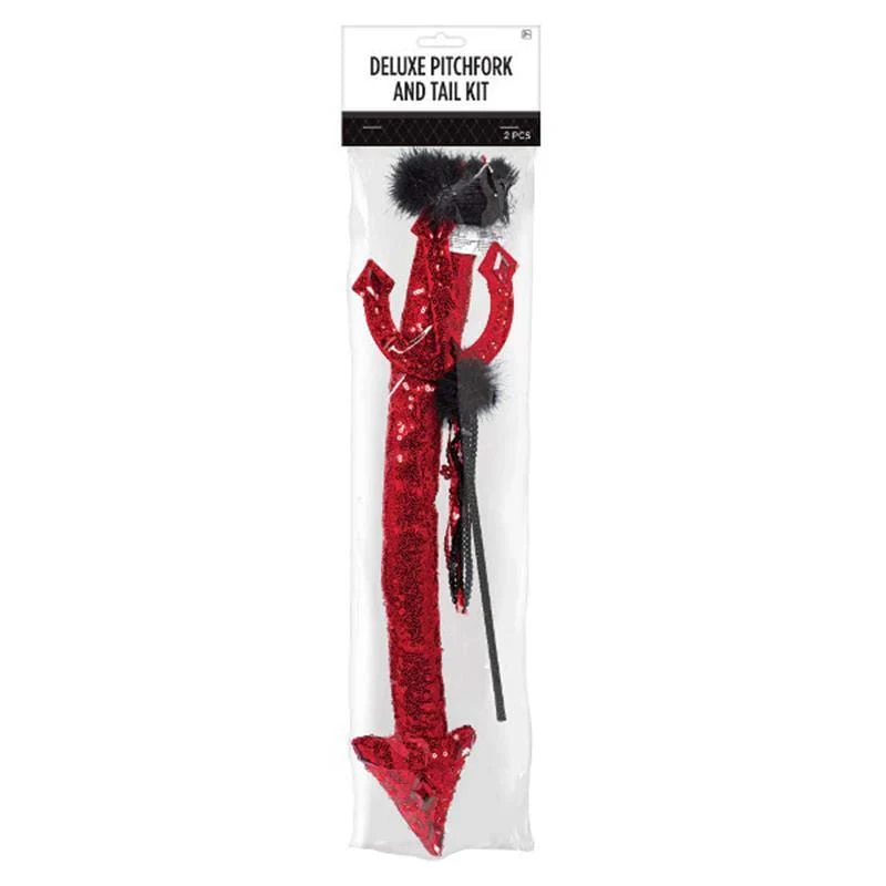 Deluxe devil accessory kit for kids and adults