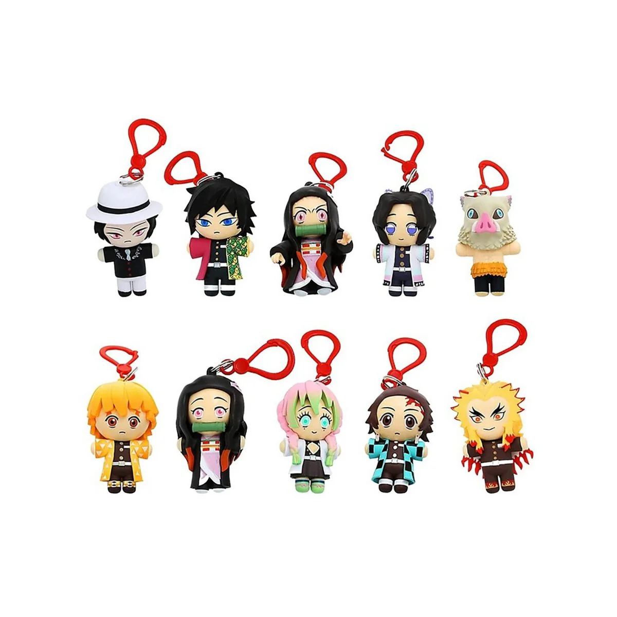 Demon Slayer Mini Figures with Clip, Assortment, 1 Count - Image 2